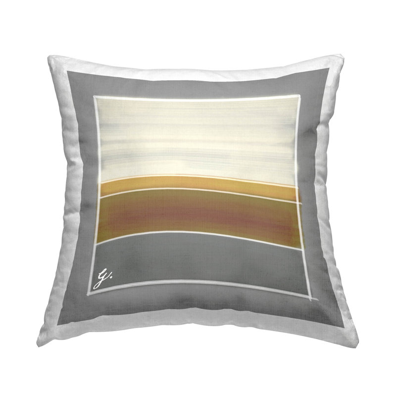 Polyester Throw Square Pillow Cover & Insert