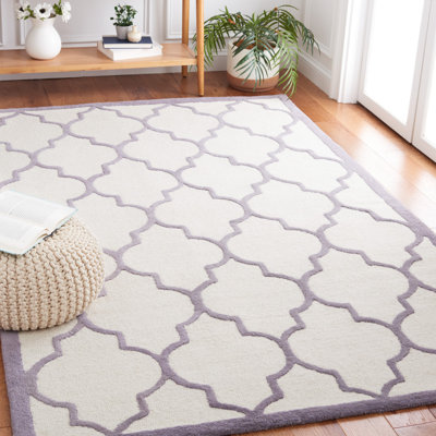 Cannen Hand Tufted Wool Geometric Rug