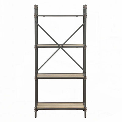 Open Storage Shelf 4-tier Bookcase