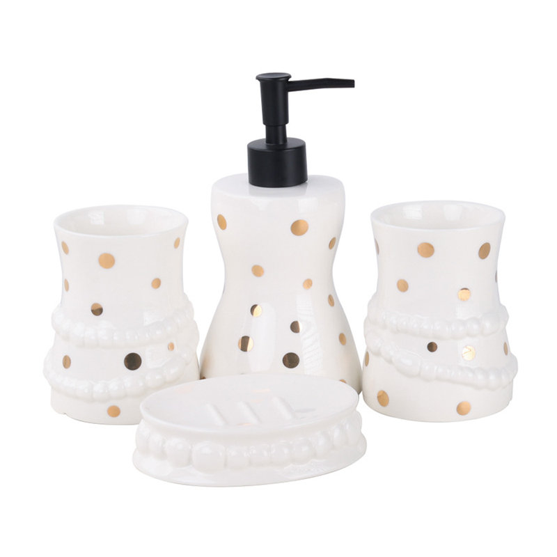 Ensemble complet d'accessoires de salle de bain 4 pièces