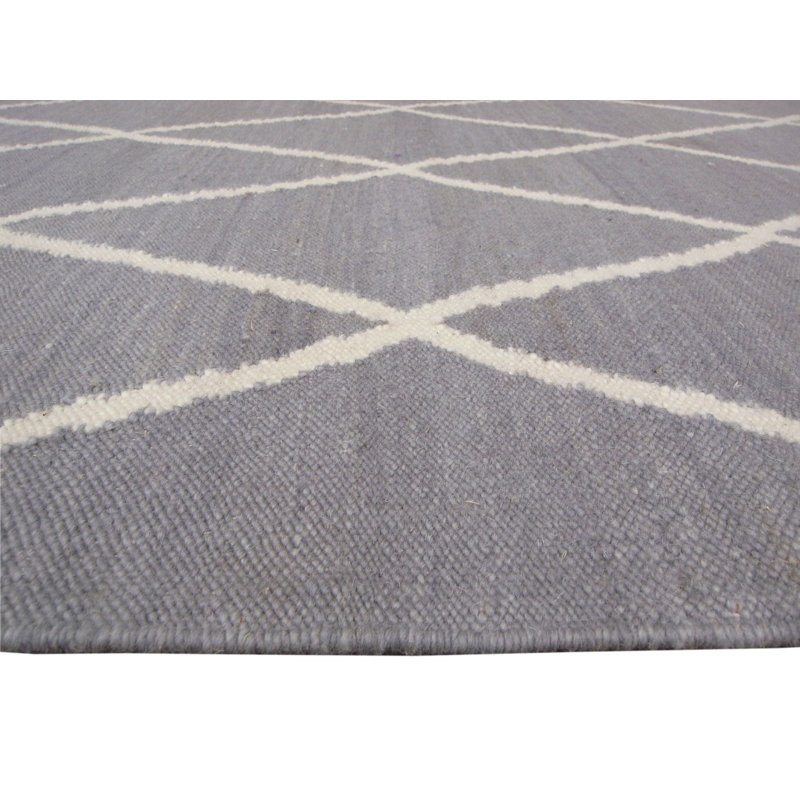 Trumbull Geometric Hand Woven Area Rug, Rectangle 152 x 226cm
