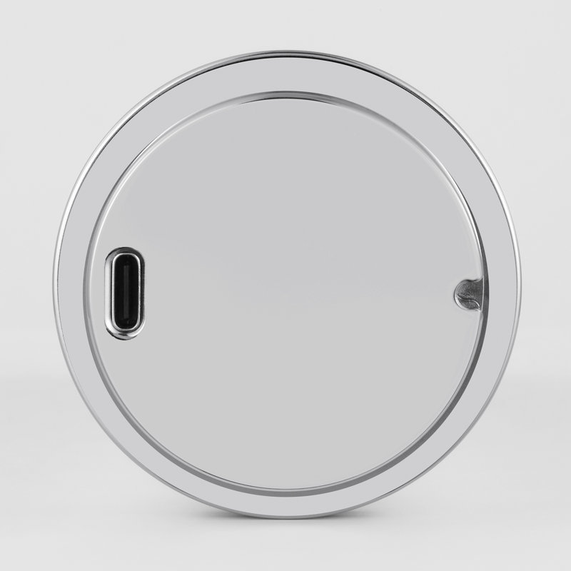 5.5" 250 Lumen R41 Module in Nickel with White Glass, 7" H x 2" W x 2" D