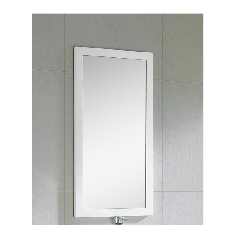 Miroir pleine longueur Arazeli, 33,5 po x 29,5 po, Blanc