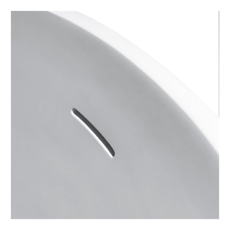 Baignoire de trempage autoportante ovale 67 po x 33,5 po x 20 po en blanc mat avec drain