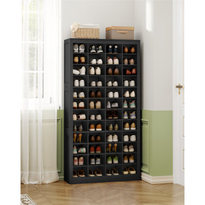 12-Tier Widen Shoe Storage Cabinet, Free Standing Closet Organizers and Storage with 48 Open Cubbie, Space Saving Shoe Rack for Entryway, Bedroom