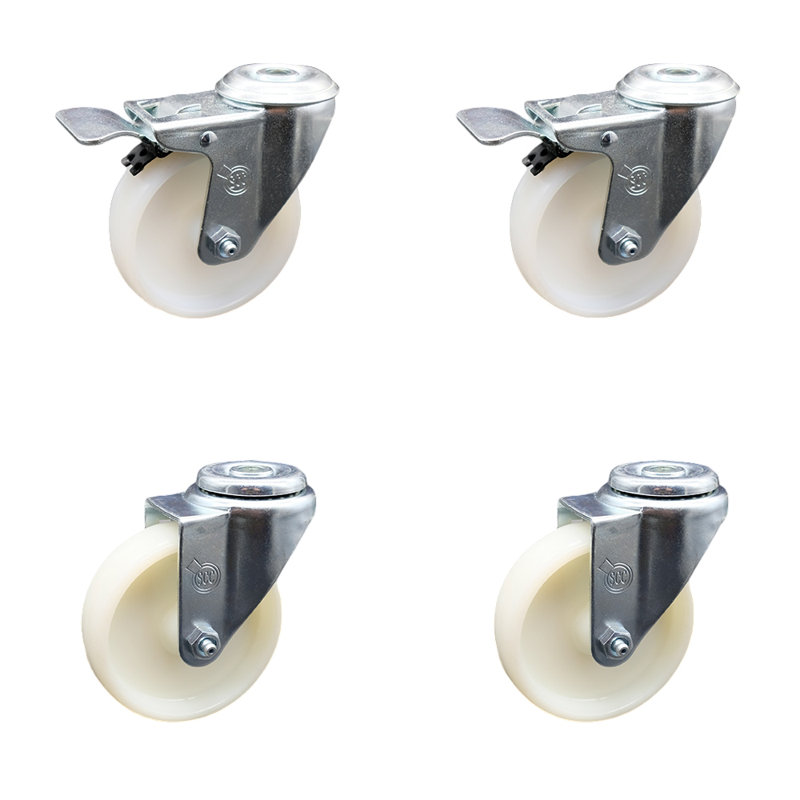 4 Piece Nylon Caster Set