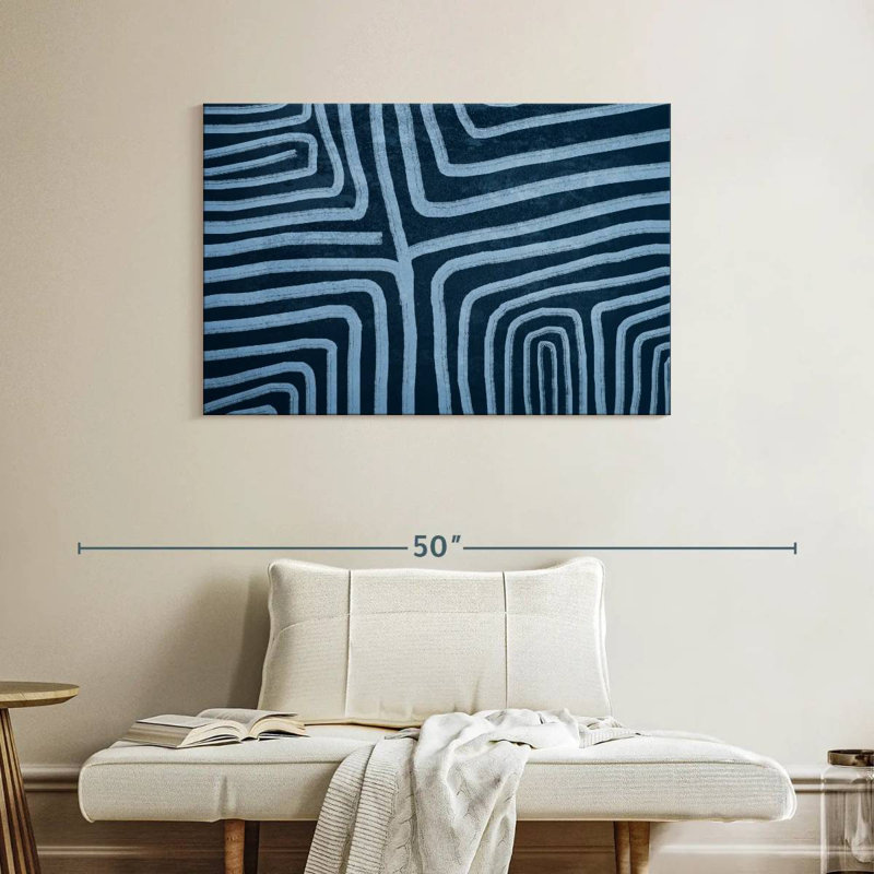 Bleu marine Avery, H 26 po x l 39 po