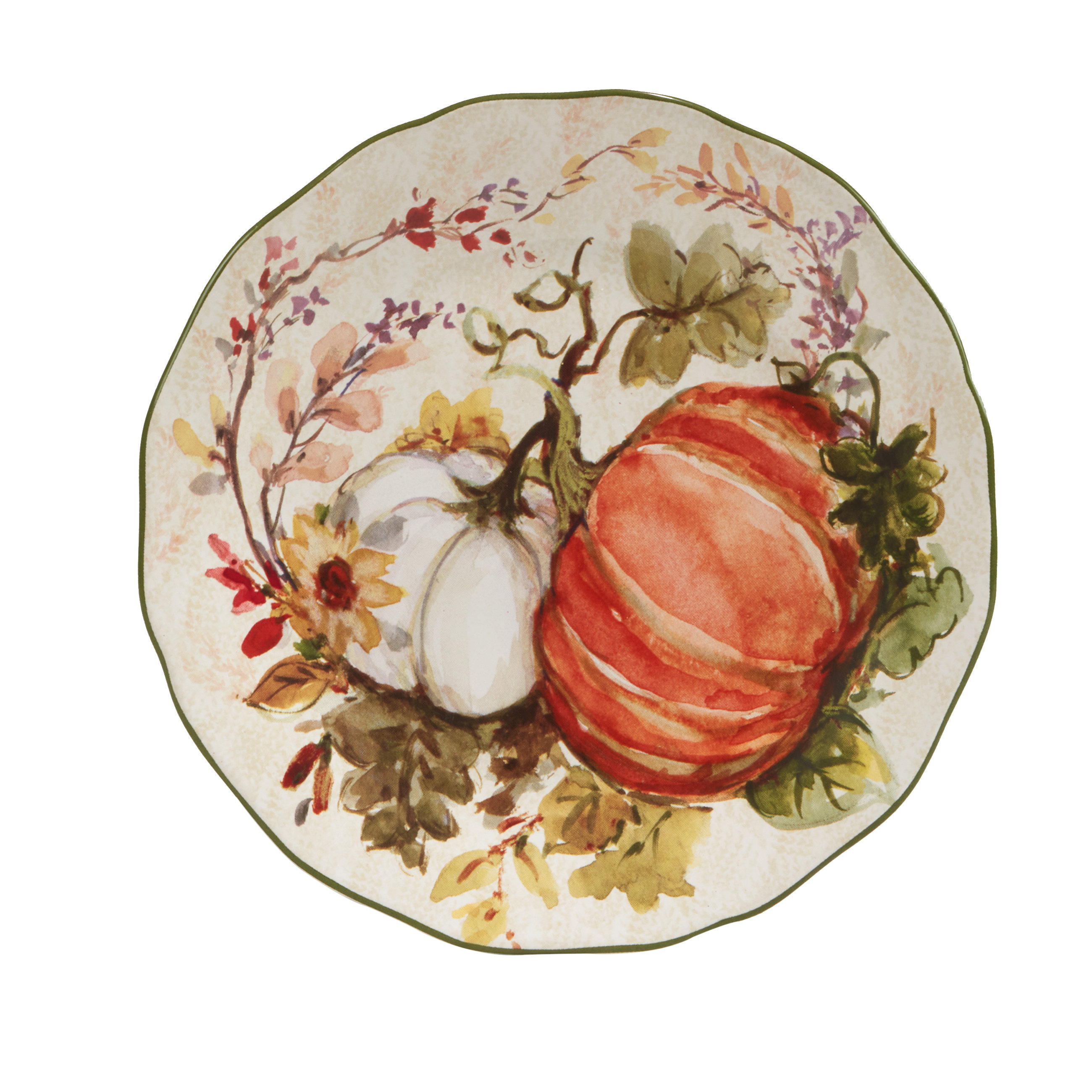 Certified International Harvest Morning Set Of 4 Dessert Plates & Reviews | Wayfair