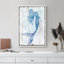 Mermaid "Blue Mermaid On Wood-Effect Panel Artwork, Nautical Coastal Beach Bathroom Wall Pictures, Large Framed Canvas Giclee Print Wall Art"-1734074169-1716366560-1674523342