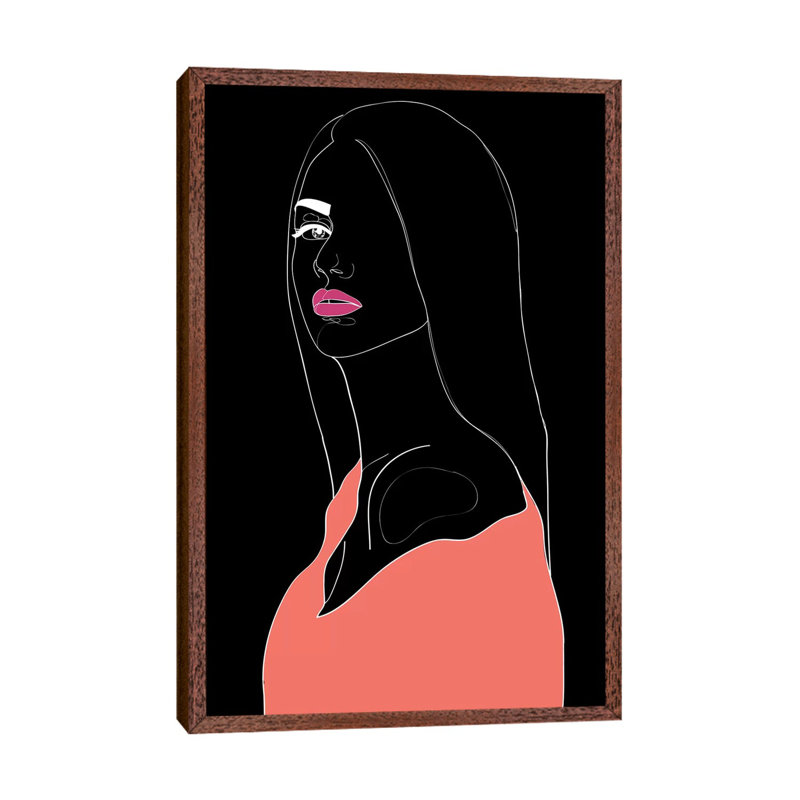 Justify by Nettsch - Print on Canvas, 101.6cm H x 66.04cm W x 3.81cm D, Classic Brown Wood Framed