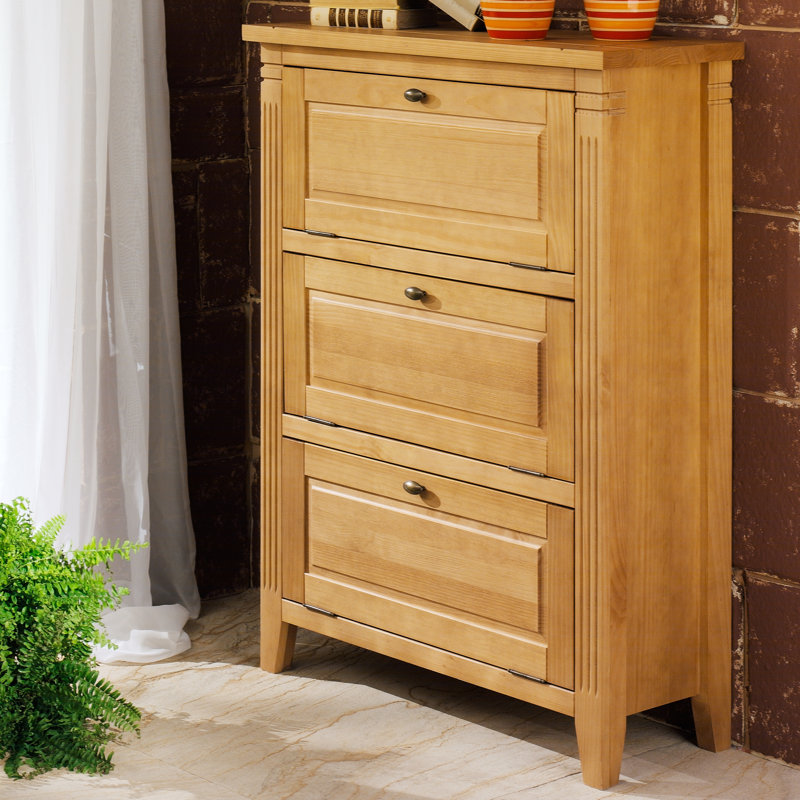 Orlando Shoe Storage Cabinet, Brown