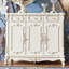 Banc de rangement blanc en bois manufacturé