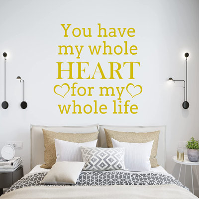 Text & Numbers Non-Wall Damaging Wall Decal