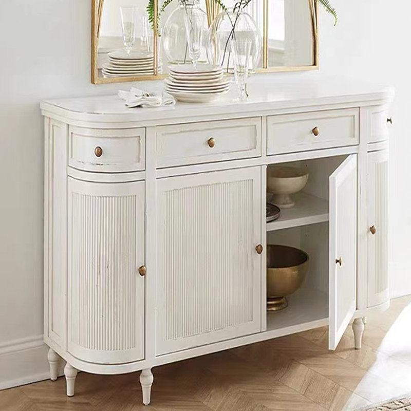 Armoire de rangement simple en bois massif