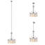 Lustre tambour en cristal 3 lumières Jeiri-1103869986