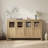 55.1" Sideboard Buffet Cabinet with Adjustable Shelves