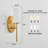 1- Light Frosted White Glass Wall Sconce-443249841