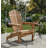 Outdoor Wooden Folding Adirondack Chair Set (2 Chairs) - Garden, Lawn, Terrace, Poolside, Fire Pit, And Relaxation Chairs