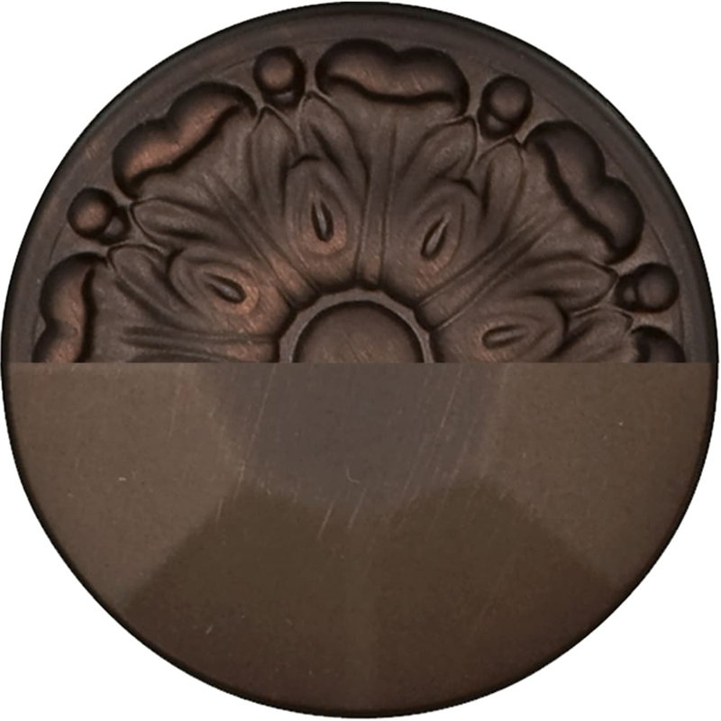 Wisteria Kitchen Cabinet Handles, Solid Core Drawer Pulls for Cabinet Doors, 3", Refined Bronze