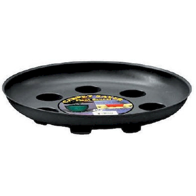 Économiseur de tapis rond Gortt, H 1 po x l 16 po x P 16 po, Noir