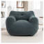 Fauteuil poire en tissu Teddy