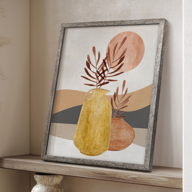 Adobe Moon I Framed Print - Solid Wood, 30" H x 24" W