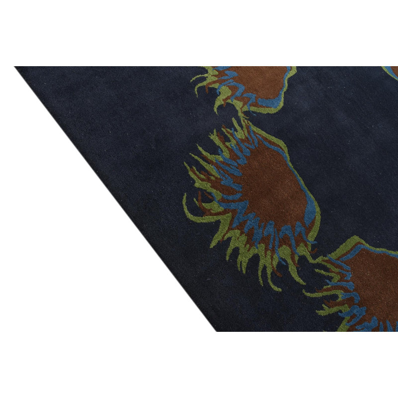 Tapis bleu marine rectangulaire 7 pi Pineland
