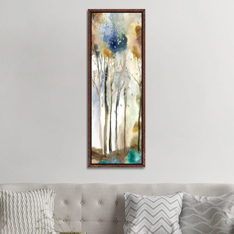 Standing Tall III by Allison Pearce - Painting on Canvas, 152.4 cm H x 50.8 cm W, Classic Brown Wood Framed Canvas