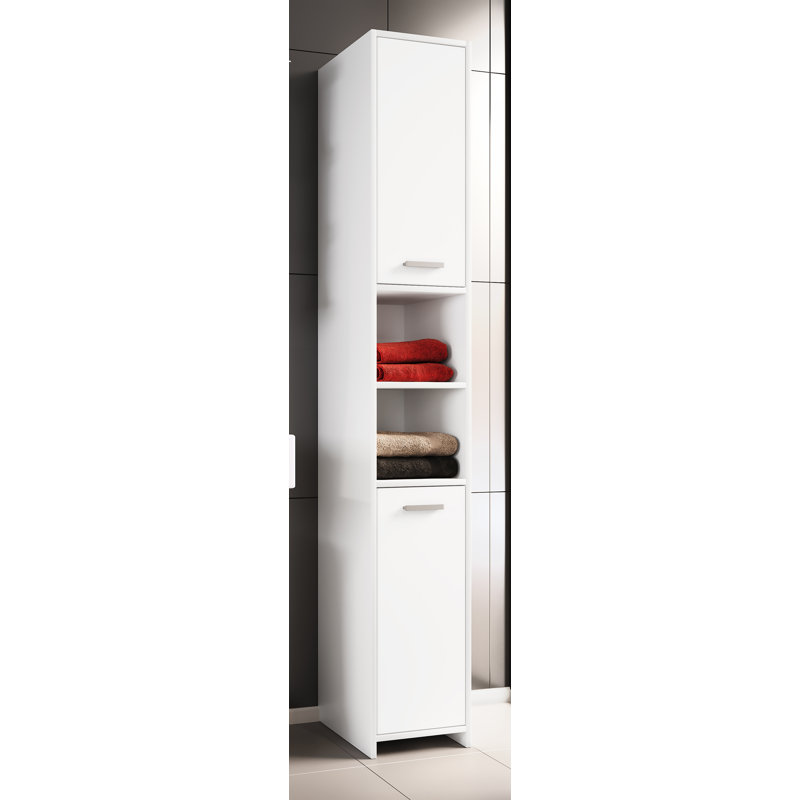 Shafia Freestanding Bathroom Cabinet, White