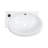 16"x11"Ceramic Rectangular Wall Mount Bathroom Sink with Single Faucet Hole