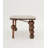 Vintage-style Creative Solid Wood Rectangular Artistic Dining Table with Irregular-shaped Legs-110904656