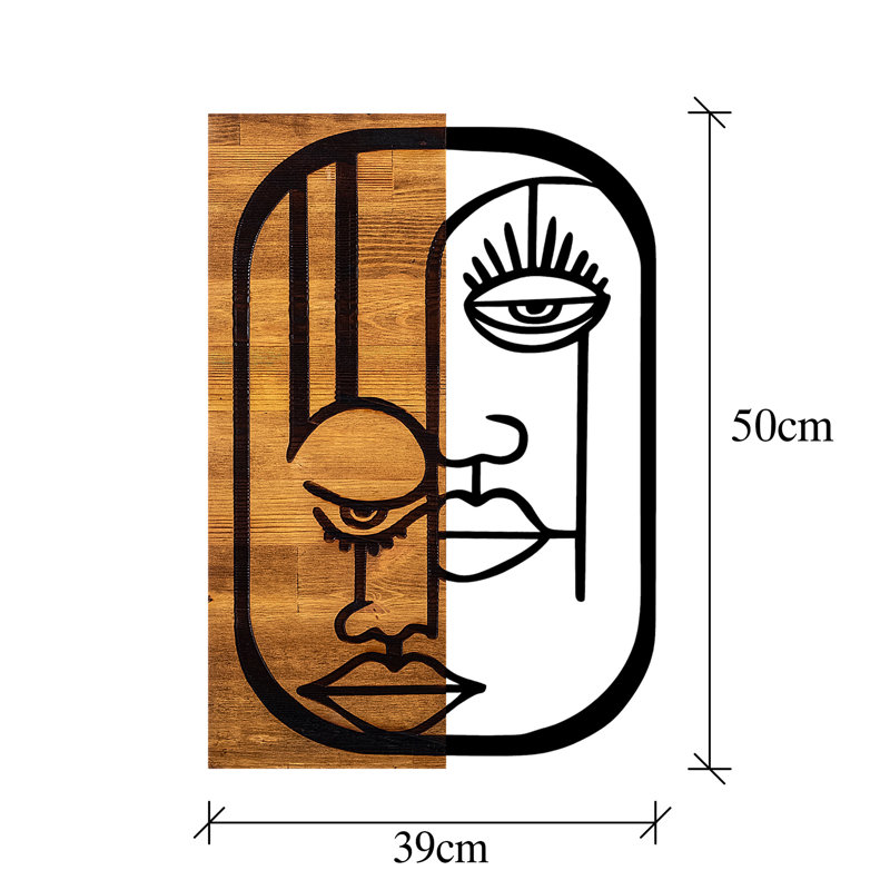 Décoration murale en bois