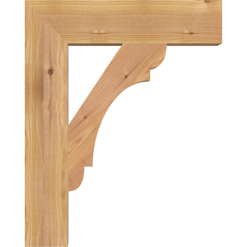 Support de bloc olympique, H 20 po x P 16 po, Cèdre rouge de l'Ouest de l 3 1/2 po (lisse)