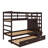 Felipita Kids Twin Over Twin Bunk Bed with Trundle with Drawers-366835244