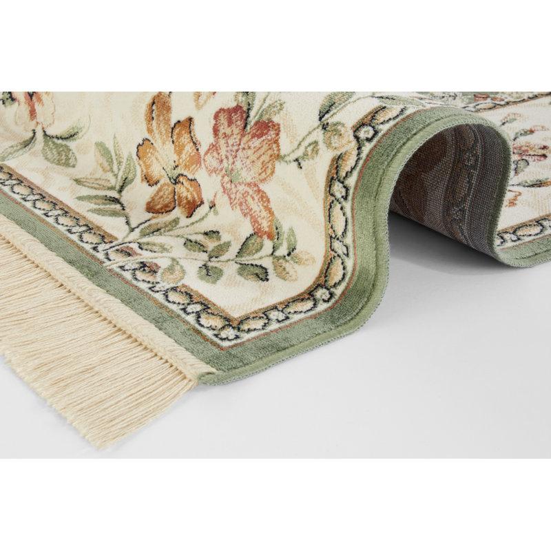 Tufted Green Rug, Rectangle 195 x 300cm