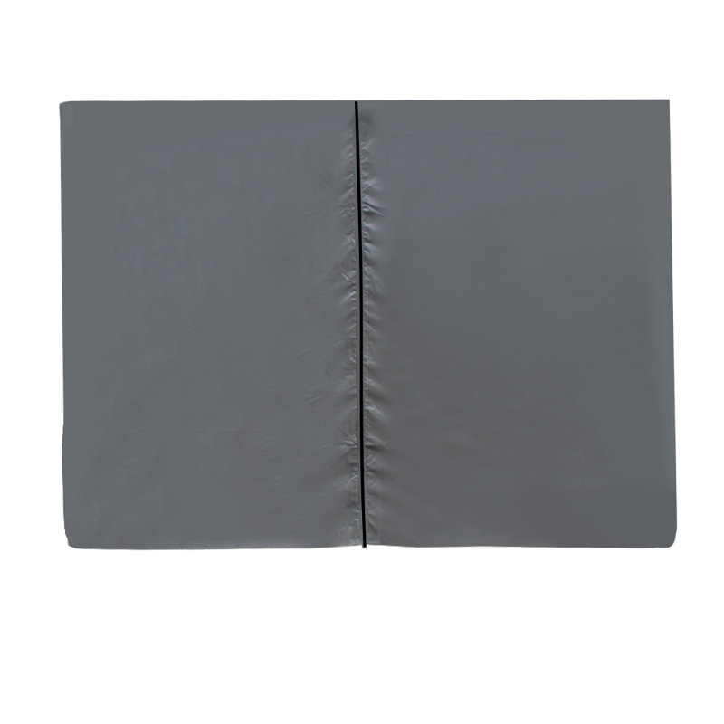 Ahlona Dakota Fields Fabric Side Wall with Zipper for Pop-up Gazebo, Anthracite, 181 cm H x 250 cm W x 0.5 cm D