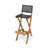 Aiyden 4 - Person Acacia Wicker Patio Dining Set with Square Table-720438370-720444341