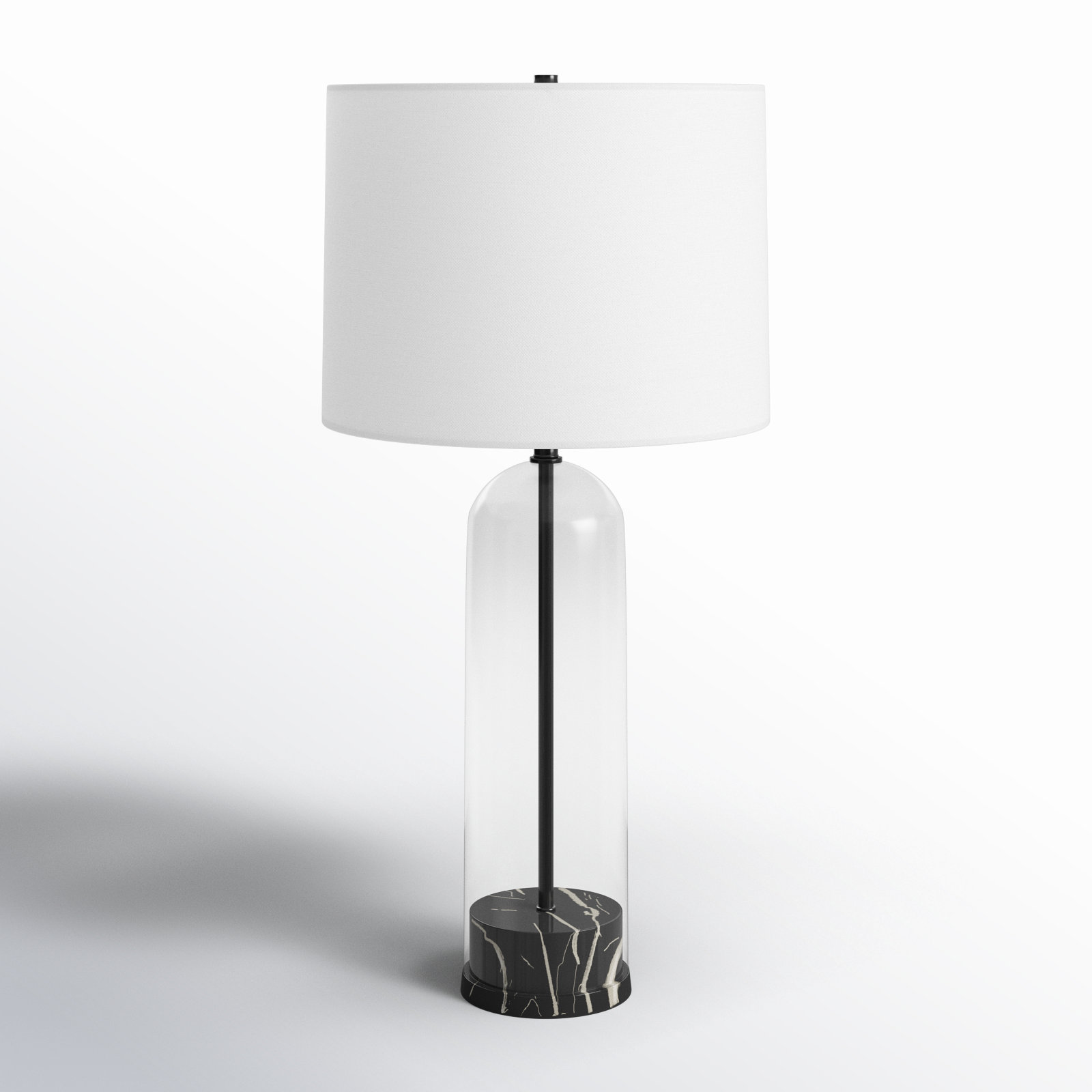 Table Lamp, Black/White
