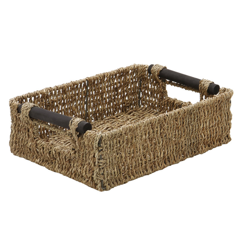 JVL Seagrass Decorative Basket