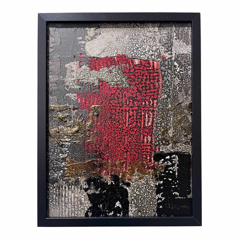 Tension No. 4 - Original Mixed-Media Abstract Painting by J. Kent Martin