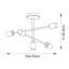 Drishya 5 Light Chandelier