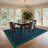 Bordered Machine Washable Rug with Rubber Backing Non Slip Soft Non Shedding Low Pile Thin Foldable Indoor Carpet-821996719-821689601