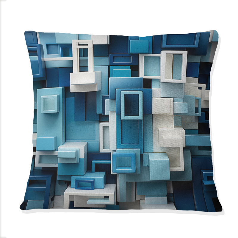 Coussin décoratif imprimé Op Art