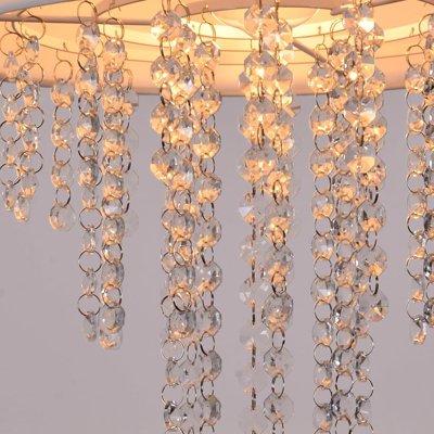 1 - Light Stainless Stee Cylinder Pendant
