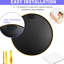 Miroir de salle de bain rond doré de 16 po - Le style classique rencontre la fonction moderne, le look élégant et la durabilité en métal
