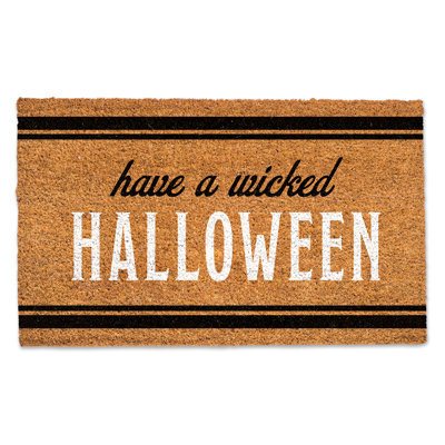 Halbach Non-Slip Halloween Outdoor Doormat