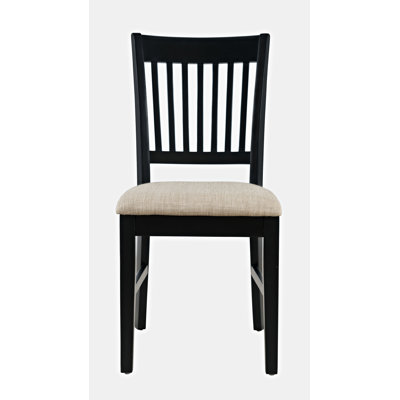 Barna 19'' H Upholstered Acacia Side Chair