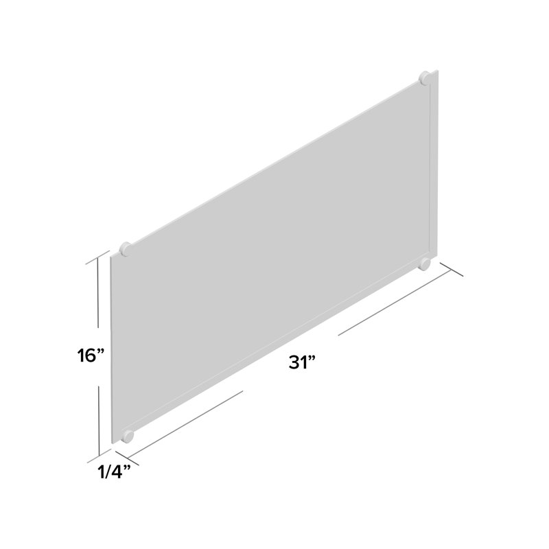 Mansell Beveled Frameless Wall Mirror, Brass, 24" H x 31" W