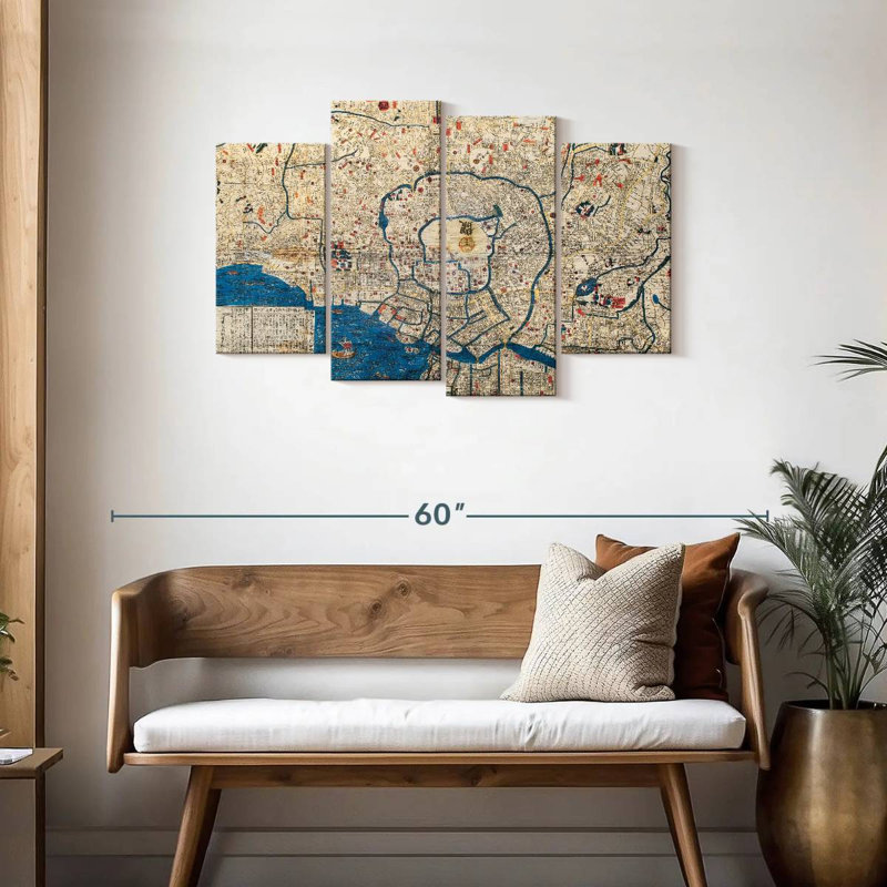 Ancienne carte d'Aliaz à Aliaz, H 27 po x l 43 po
