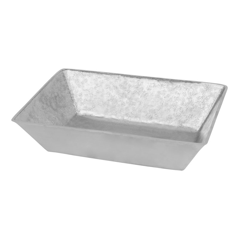 Terra Firma 15'' L Bathroom Sink, Nickel